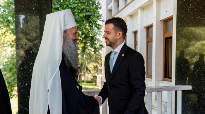 Patrijarh Porfirije razgovarao sa Milatovićem u Podgorici