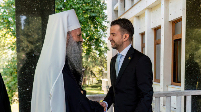 Patrijarh Porfirije razgovarao sa Milatovićem u Podgorici