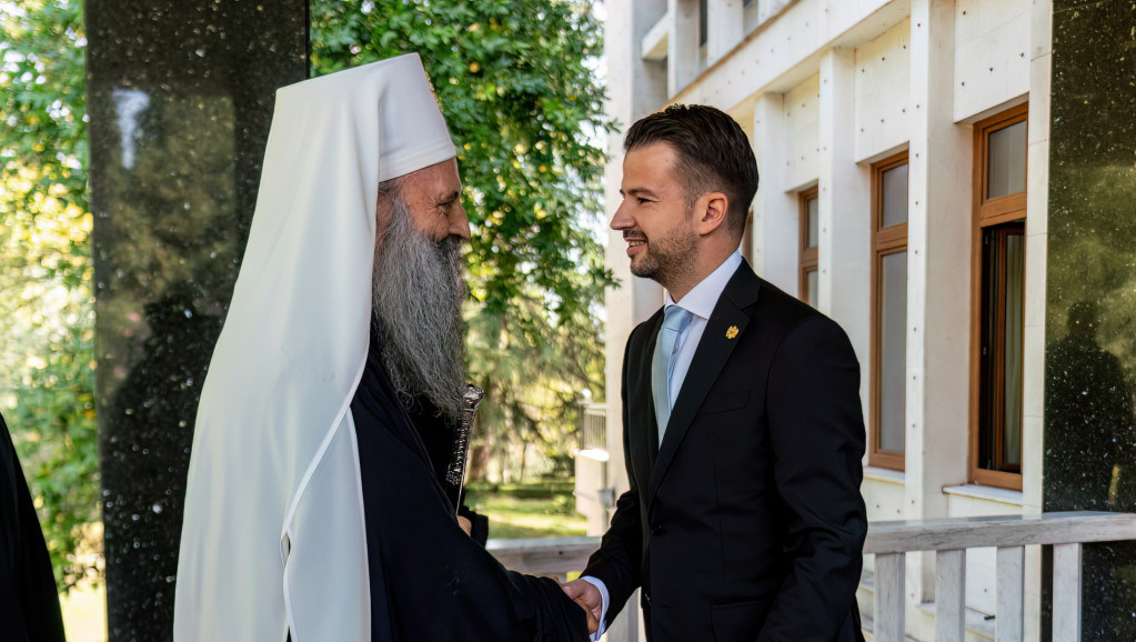 Patrijarh Porfirije razgovarao sa Milatovićem u Podgorici