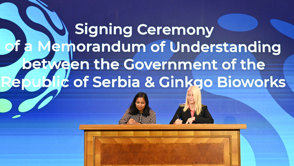 Potpisan Memorandum o razumevanju Vlade Srbije i kompanije Ginkgo Bioworks