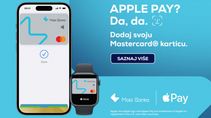 Još jedna u nizu promena: Mobi banka uvela Apple Pay