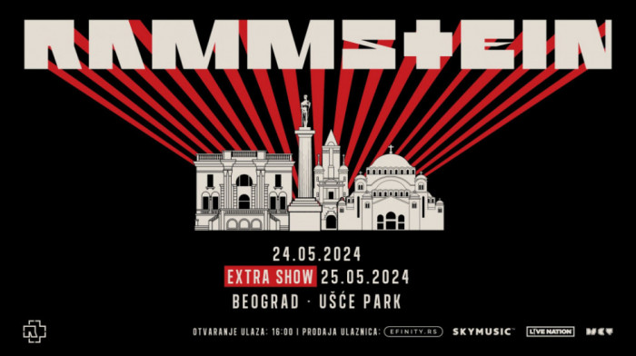 Grupa Rammstein zbog velikog interesovanja zakazala i drugi koncert u Beogradu