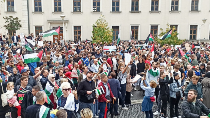 Nekoliko hiljada Mostaraca izašlo na ulice u znak podrške Palestincima