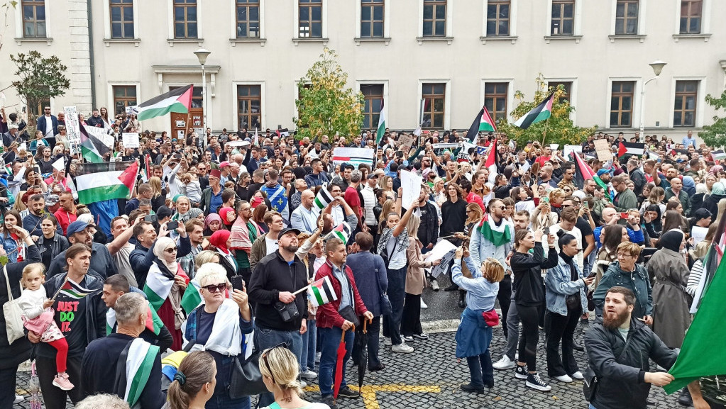 Nekoliko hiljada Mostaraca izašlo na ulice u znak podrške Palestincima