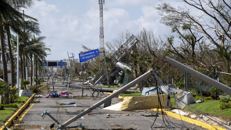 Broj poginulih u uraganu Otis u Meksiku povećao se na 39: Pogođena južna obala Pacifika