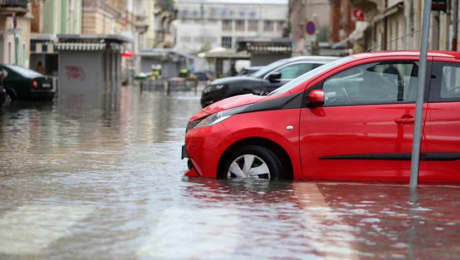 U Rijeci do jutros palo 60,8 mm kiše: Upozorenje na bujične i urbane poplave