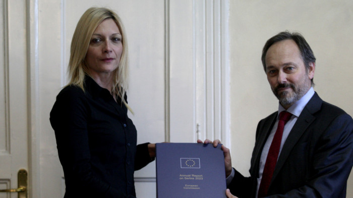 Žiofre predao Nacionalnom konventu o EU Izveštaj Evropske komisije o napretku Srbije