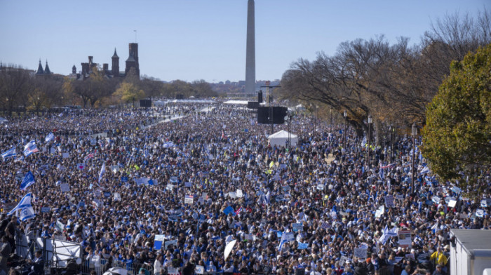 Desetine hiljada demonstranata u Vašingtonu na maršu za Izrael