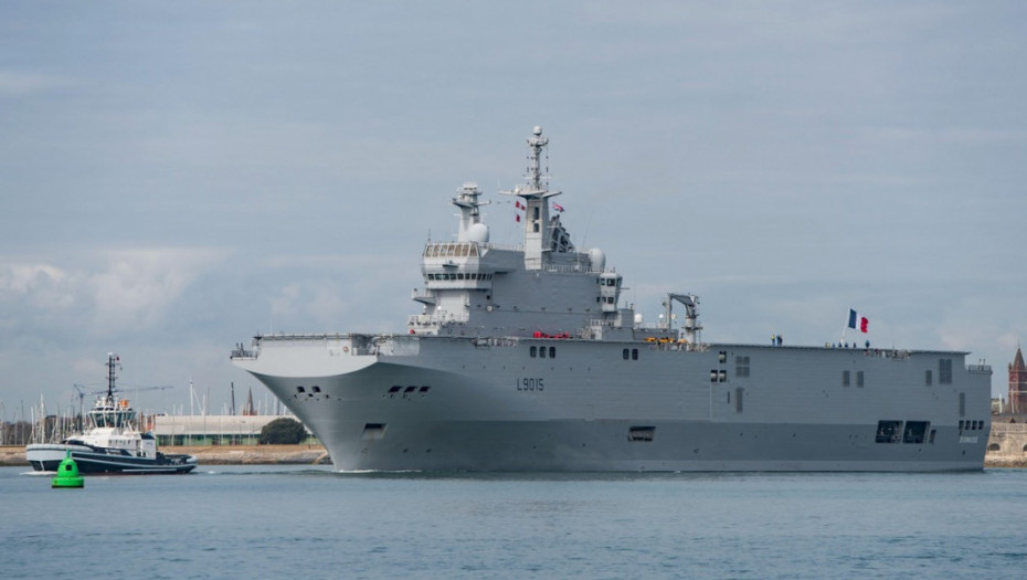 Francuski brod-bolnica otplovio za Egipat radi pružanja pomoći Palestincima