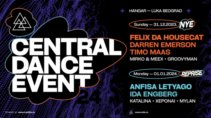 Felix da Housecat, Anfisa Letyago, Darren Emerson i Ida Engberg predvode Central Dance Event