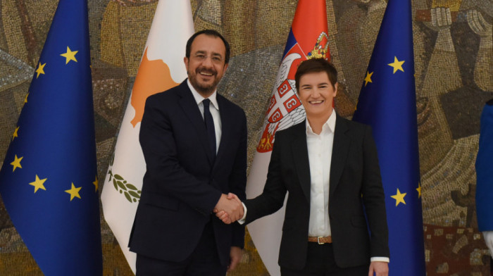 Brnabić sa predsednikom Kipra o privrednoj saradnji i bliskosti dva naroda