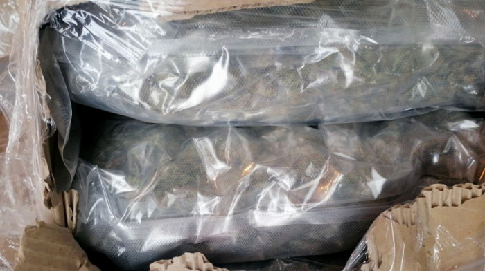 Policija Crne Gore: Muškarac iz Podgorice uhapšen pod sumnjom da je krijumčario 54 kilograma marihuane