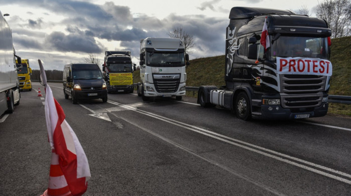 Poljske kamiondžije blokirale još jedan granični prelaz sa Ukrajinom