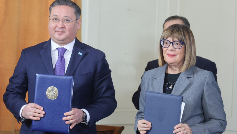 Jačanje saradnje Srbije i Kazahstana na polju kulture: Ministri Gojković i Nurtle potpisali Memorandum o razumevanju