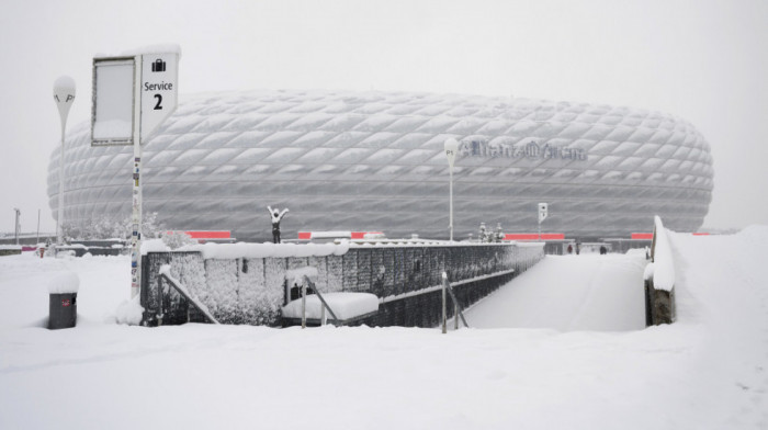 "Alijanc arena" zavejana: Bajern odložio utakmicu 13. kola Bundeslige protiv Union Berlina