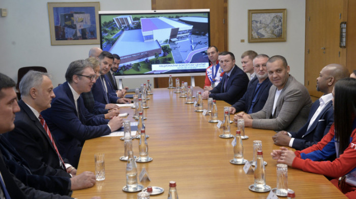Vučić ugostio Kremleva i delegaciju BSS: Izgradnja hale će pomoći razvoj našeg boksa