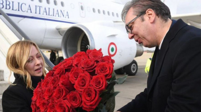 Premijerka Italije u poseti Beogradu, Vučić: Italija je jedan od najvažnijih političkih i ekonomskih partnera Srbije