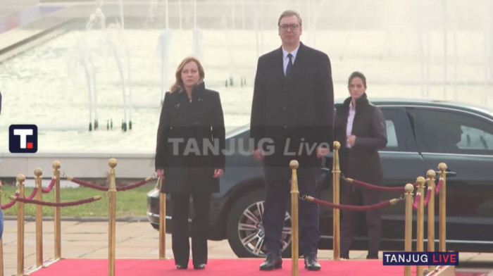Premijerka Italije u poseti Beogradu, Vučić: Italija je jedan od najvažnijih političkih i ekonomskih partnera Srbije