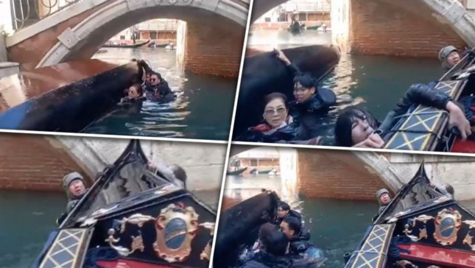 Zbog selfija završili u vodi: Grupa turista ispala iz gondole u Veneciji (VIDEO)