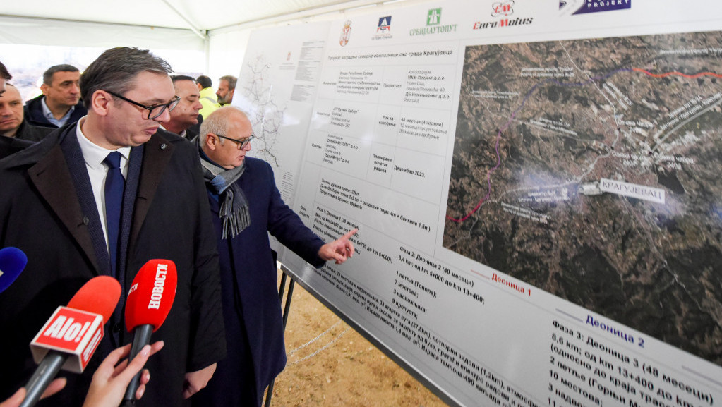 Počela izgradnja severne obilaznice oko Kragujevca, vrednost radova 265 miliona evra