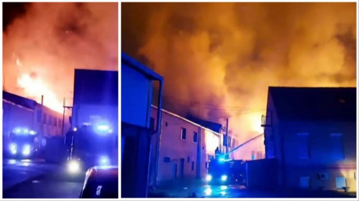 Požar u zgradi "Midera" u Zrenjaninu lokalizovan, nema povređenih