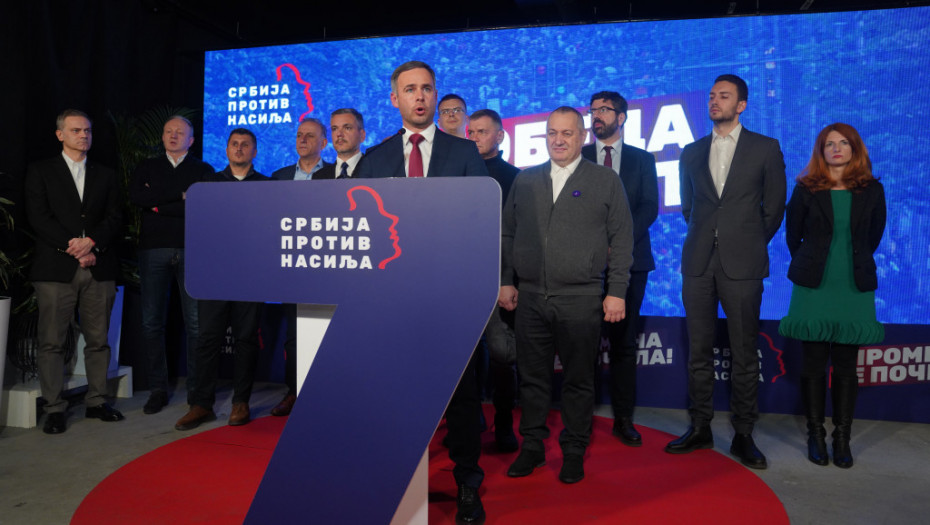 Srbija protiv nasilja: Ne učestvujemo na izborima koji se na nekim mestima ponavljaju u subotu