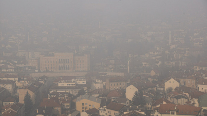 Sarajevo večeras ubedljivo najzagađeniji grad na svetu