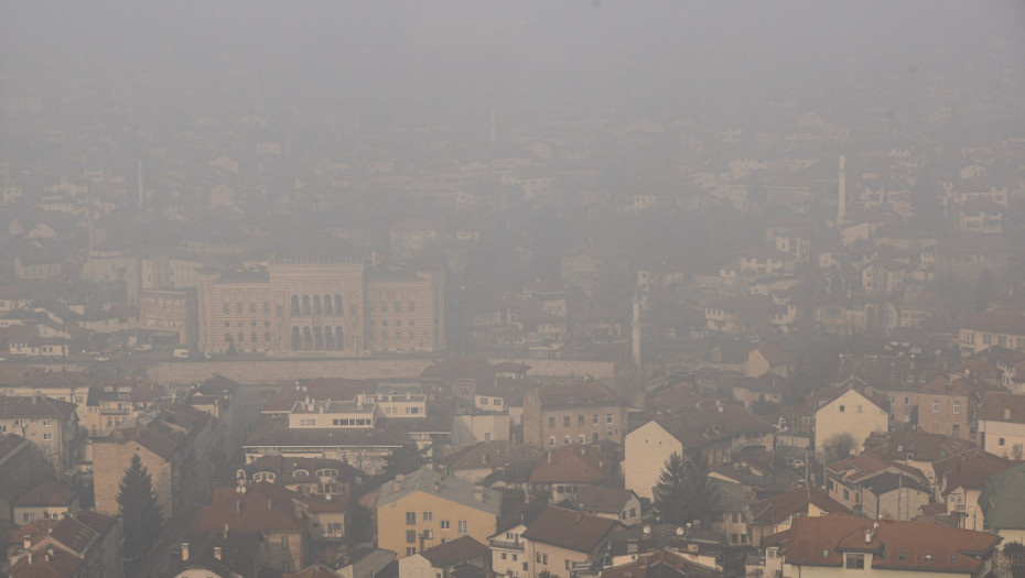 Sarajevo večeras ubedljivo najzagađeniji grad na svetu