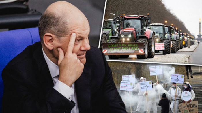 Farmeri razbijaju Šolcov "Semafor"? Vladajuća koalicija u Nemačkoj na staklenim nogama, samo trećina građana ih podržava