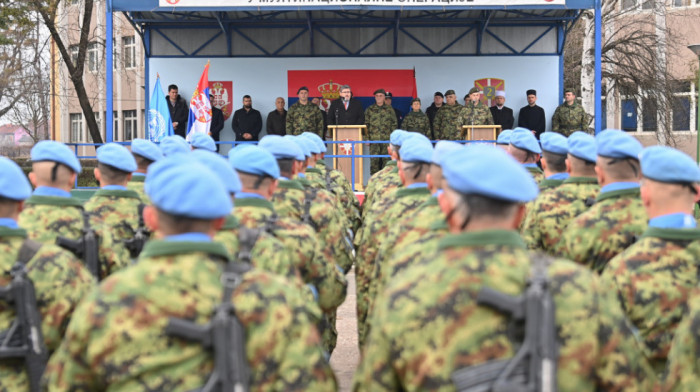 Kontigent Vojske Srbije svečano ispraćen u Liban: Tamo će pri misiji UN služiti šest meseci