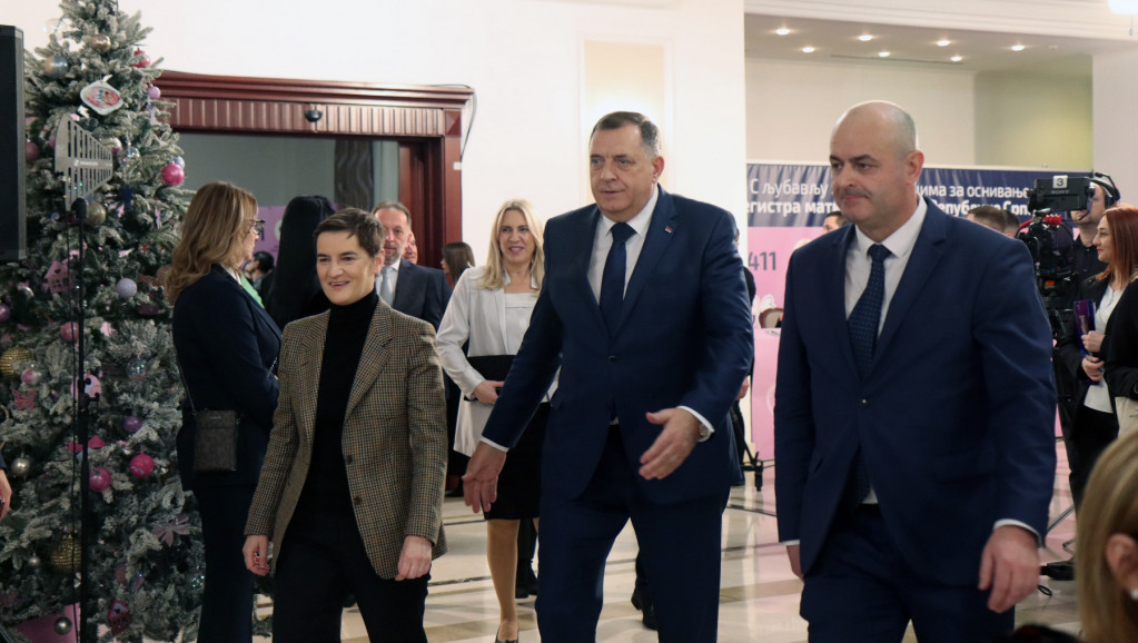 Brnabić: Srbija će donirati milion evra za uspostavljanje Registra dobrovoljnih davalaca matičnih ćelija u RS