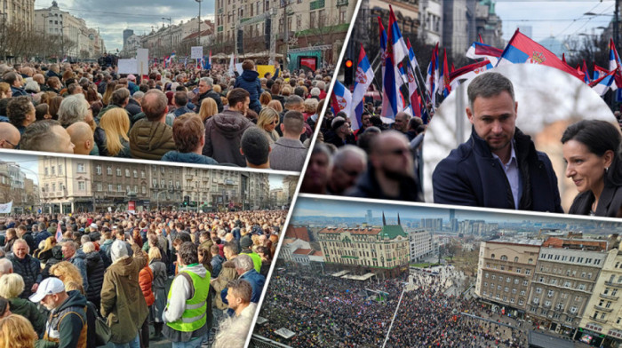 Završen protest inicijative "Proglas": Građani ispred Ustavnog suda pokazali "crveni karton"