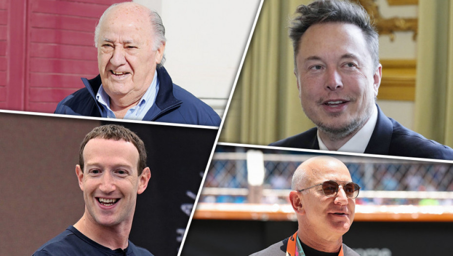 Promene na "Top ten" Blumbergovoj listi: Mask najbogatiji, drugi Bezos, "bronza" za Zakerberga