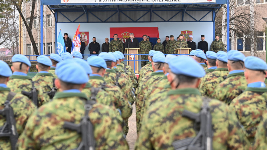 Novi kontigent pripadnika Vojske Srbije otišao u šestomesečnu mirovnu misiju u Liban