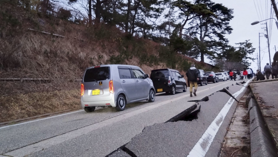 Zemljotres u Japanu pomerio tlo za 1,3 metra, procenjuju stručnjaci