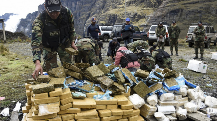 U Boliviji zaplenjena rekordna količina kokaina