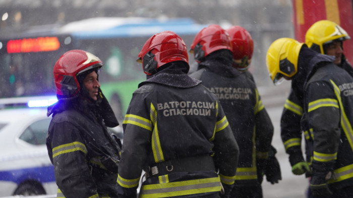 Požar u Beogradu: Gori kladionica u Bulevaru Kralja Aleksandra
