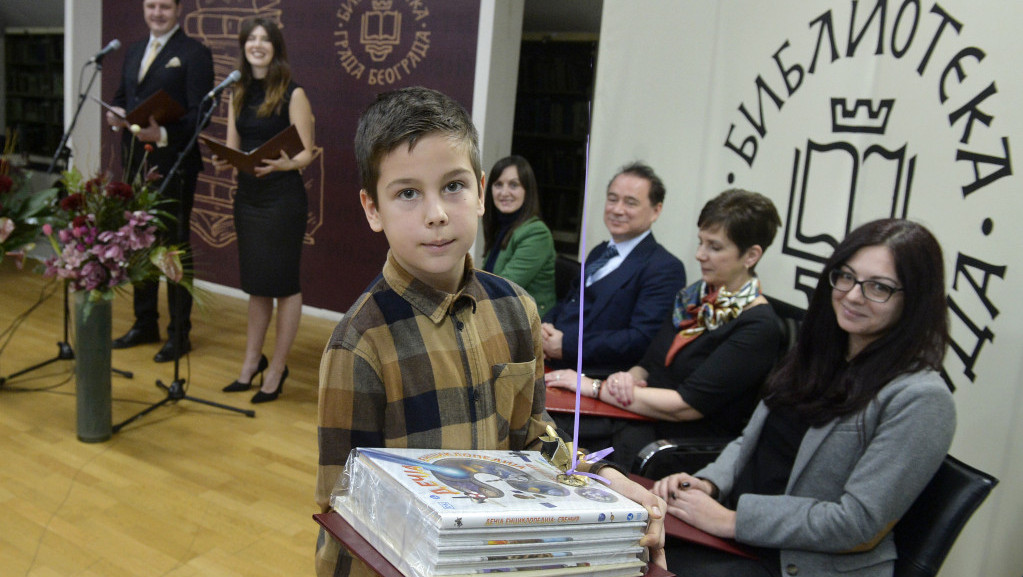 Biblioteka grada Beograda proslavila svoj dan uručenjem nagrada: "Čitalac godine" je devetogodišnji Dimitrije Milošević