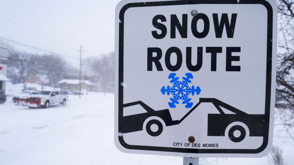 Širom SAD upozorenje na snežne nepogode za skoro 20 miliona stanovnika: Temperatura ponegde i do minus 20 stepeni