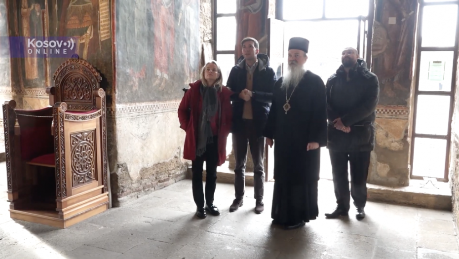 Viola fon Kramon posetila Gračanicu: Ne može se osporiti da ovo pripada Srpskoj pravoslavnoj crkvi