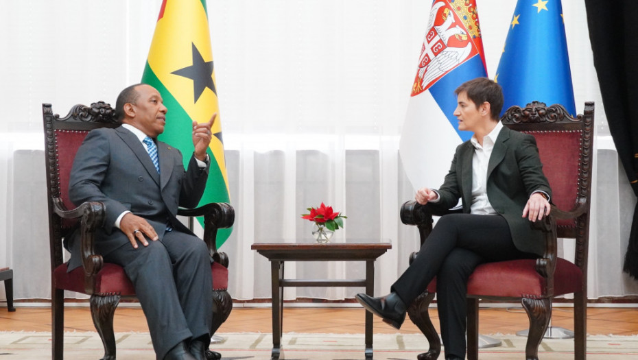 Brnabić se sastala sa premijerom Sao Tome i Prinsipea: Delegacije dve zemlje pregovaraju o saradnji u više oblasti