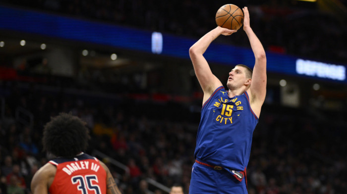 Nikola Jokić ubacio 42 poena i vodio Denver do pobede nad Vašingtonom