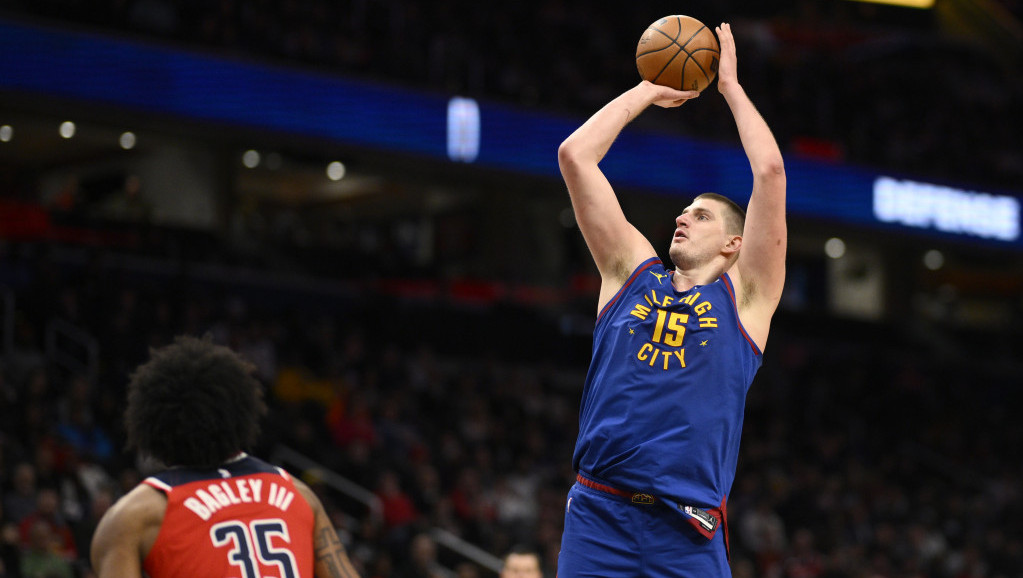 Nikola Jokić ubacio 42 poena i vodio Denver do pobede nad Vašingtonom