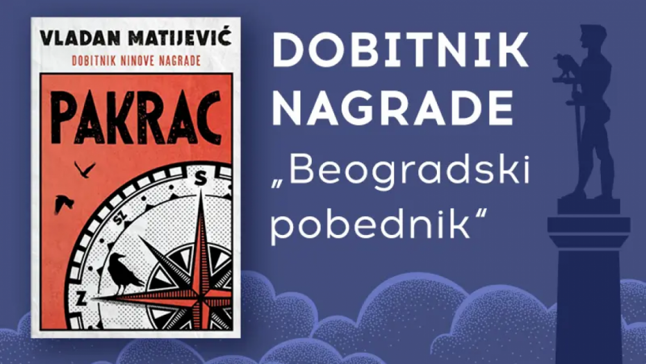 Nagrada "Beogradski pobednik" pripala romanu "Pakrac" Vladana Matijevića