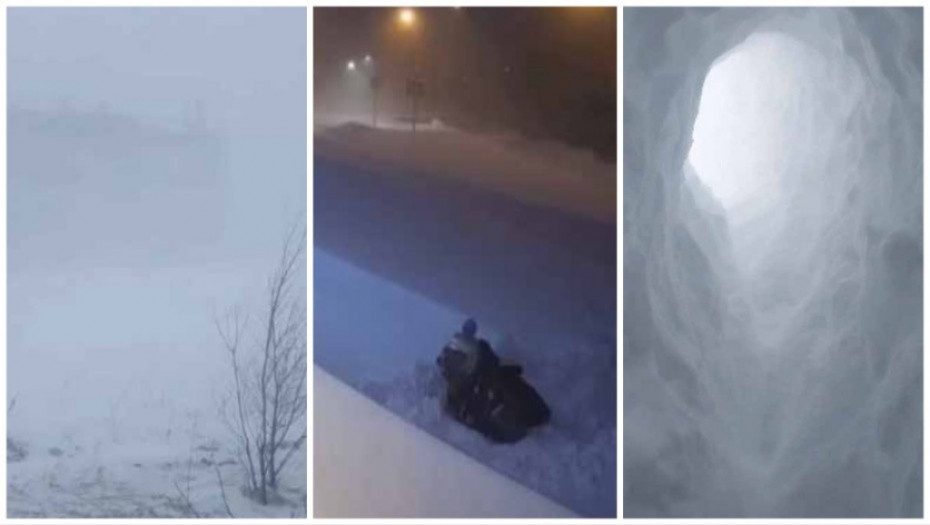 Snežna "apokalipsa" na Sahalinu: Snimci junačkog poduhvata "pica fanatika" i tunela za izlaz iz kuće su hit na mrežama