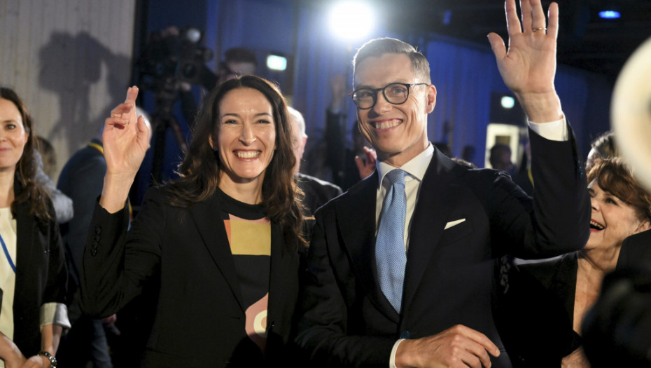 Lider Nacionalne koalicione stranke Stub vodi na predsedničkim izborima u Finskoj