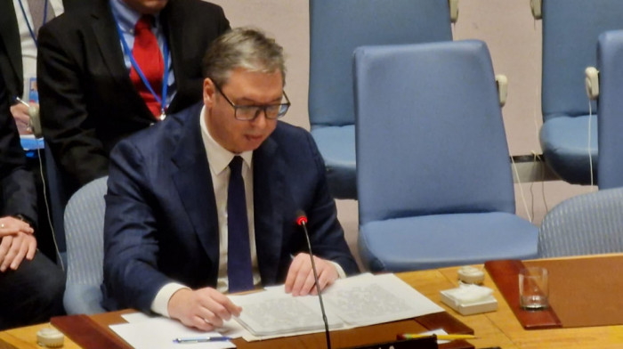 Vučić na sednici Saveta bezbednosti UN o situaciji na KiM: Privremene institucije stvorile nepodnošljive uslove za Srbe