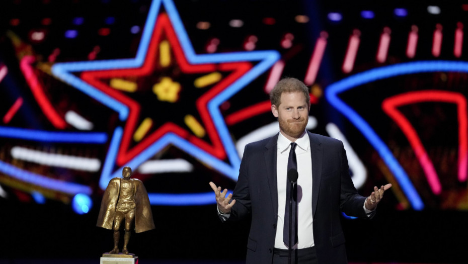 Princ Hari gost iznenađenja na dodeli NFL nagrada u Las Vegasu