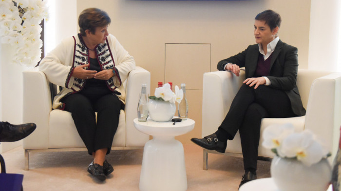 Brnabić se sastala sa direktorkom MMF, Georgieva čestitala na ekonomskim uspesima