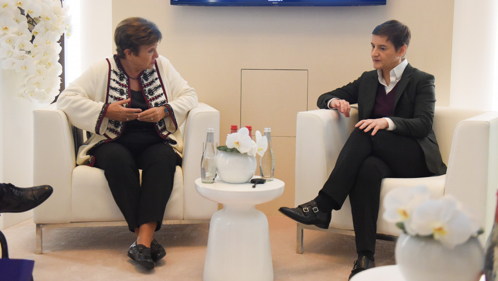 Brnabić se sastala sa direktorkom MMF, Georgieva čestitala na ekonomskim uspesima
